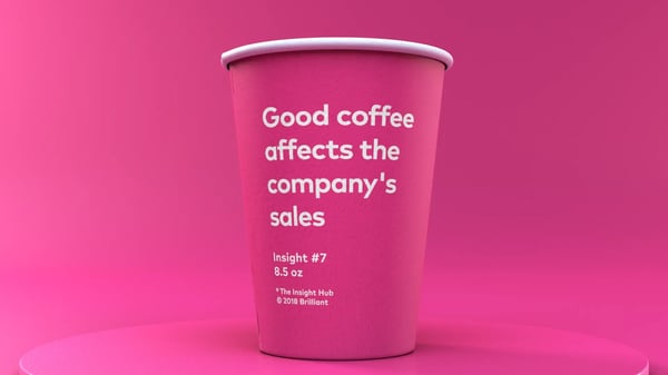 Good coffee affects the company’s sales